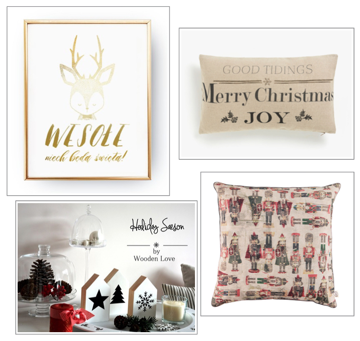 dekoracje świąteczne: poszewki bożonarodzeniowe: plakaty śiąteczne: drewniane ozodoby.jpg