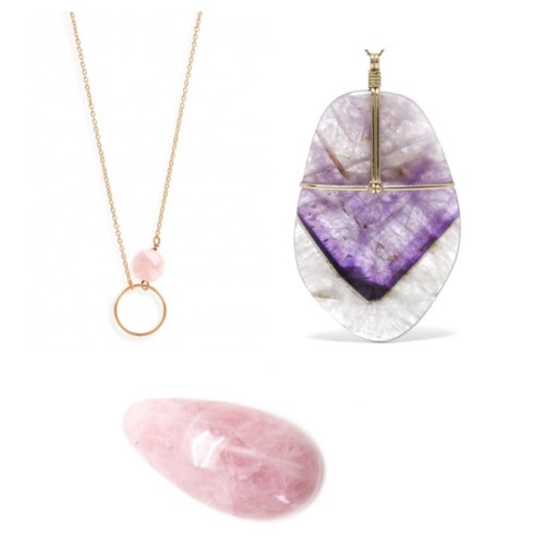 biżuteria z kryształami: polańska&co: venusrox crystals: kwarc różowy.jpg