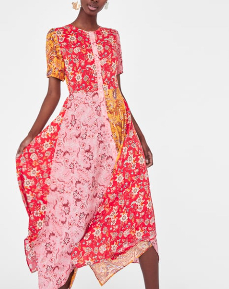 sukienka zara: kwiaty: ss18.jpg