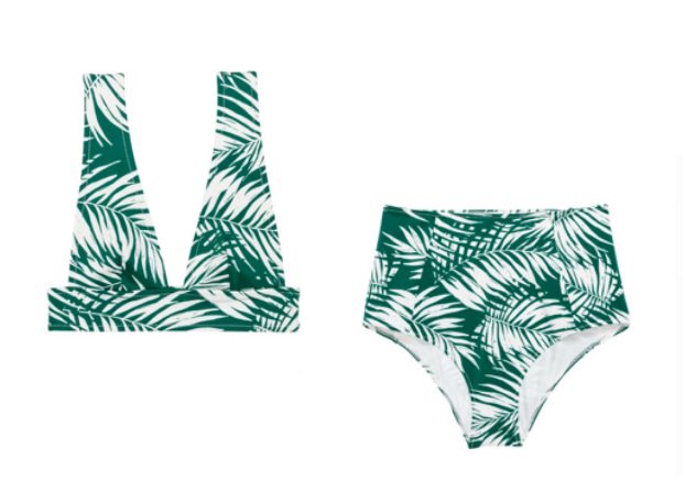 kostium: h&m: w liście palmy: ss18.jpg